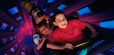 space mountain at magic kindgom